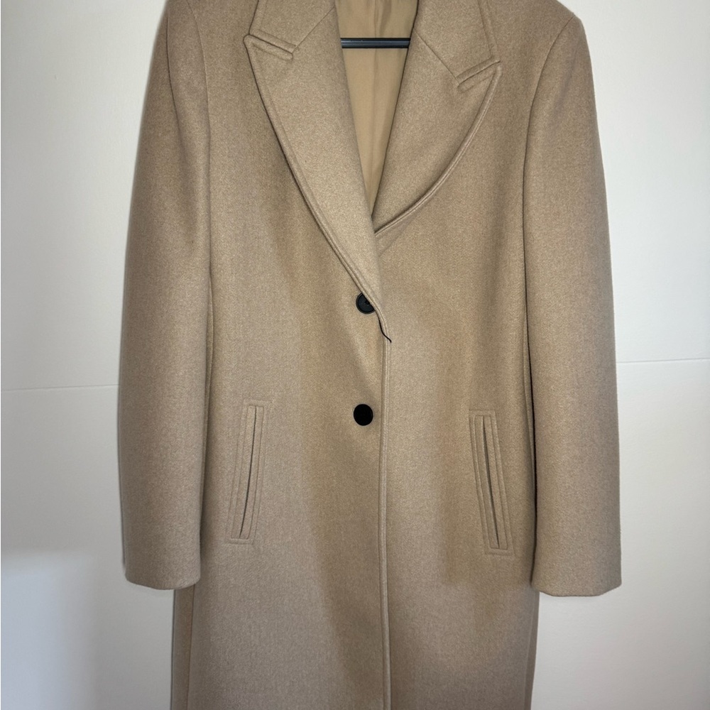 Zara tan Stadium Coat size US M new with tags